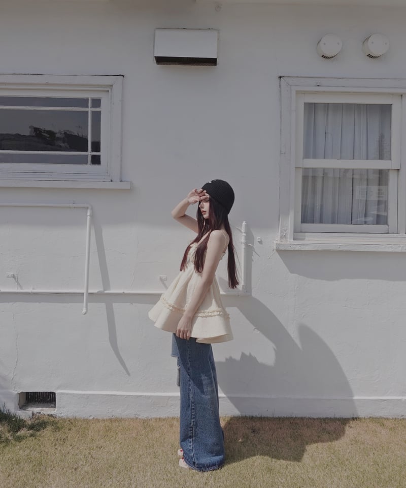 はちみつさま❤️pagesになります。タッセルたちいっぱい❤︎2wayデニムリメイク Blue］2wayデニム / 2way Denim | FICTION TOKYO OFFI