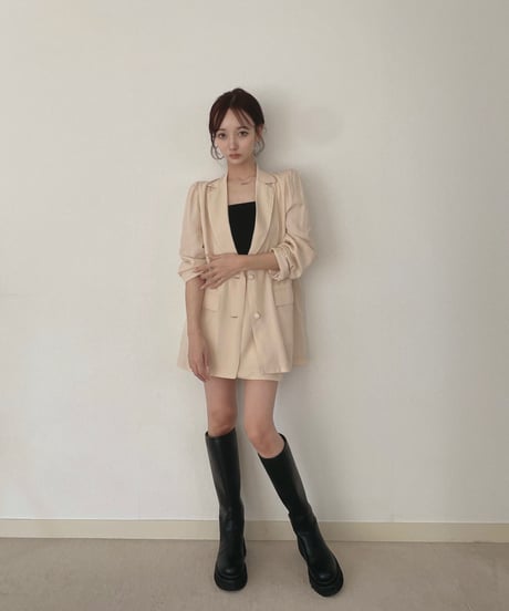 ラップミニスカート(インナーショートパンツ付き) /Wrap Mini Skirt( +inner Short Pants)