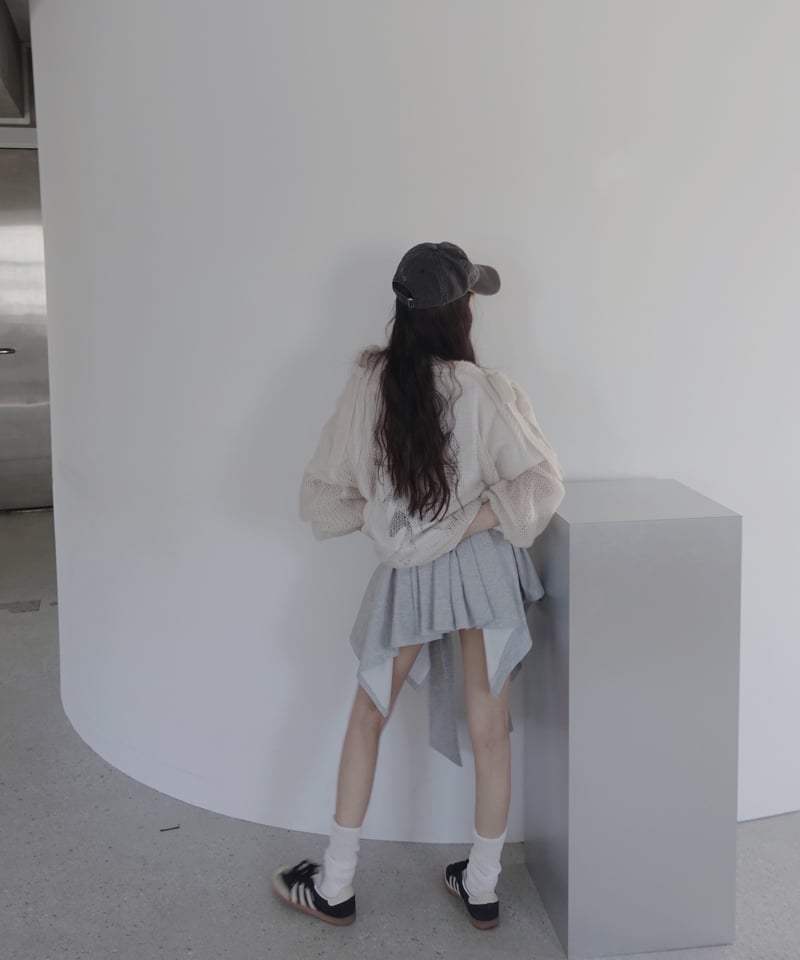 Sweat Gray】ランダムスカート / Random Skirt | FICTION T