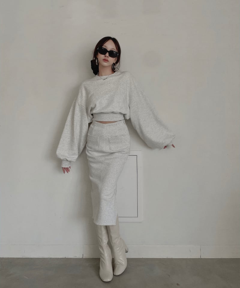 Fallin&#39; - fiction tokyo バックリボンクロップドトップ バックリボンクロップドトップ /Back Ribbon Cropped Top | FICTI
