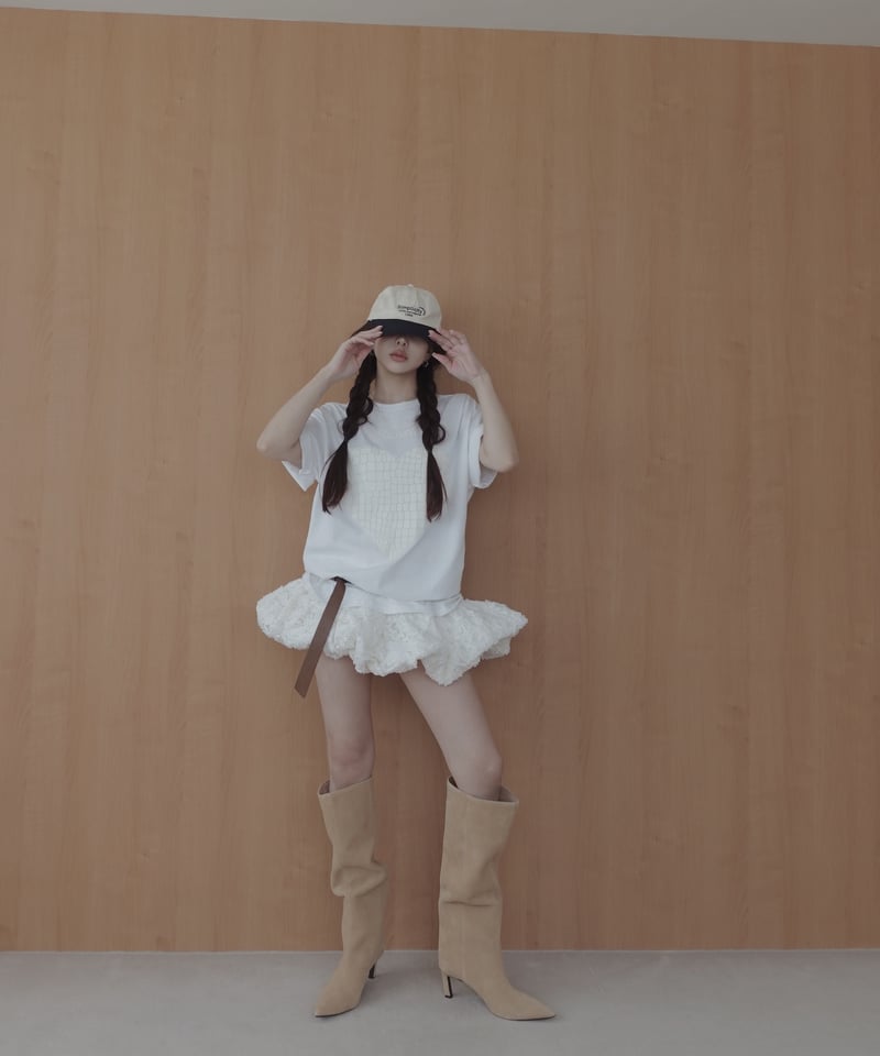 クロコハートTシャツ / Croco Heart Tシャツ | FICTION TOKYO O