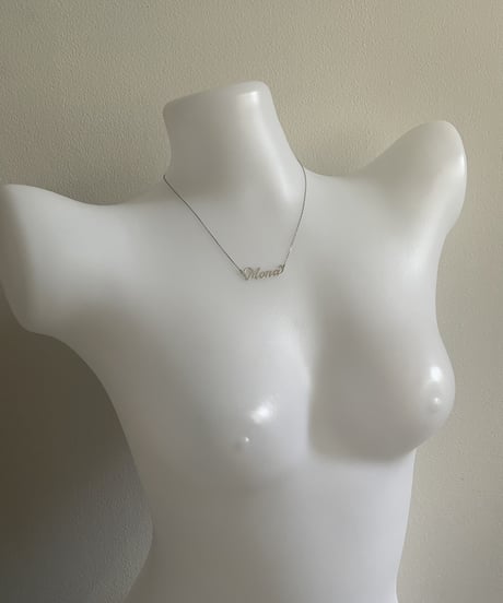 【1-7文字】"My NeckLace" / 10K White Gold