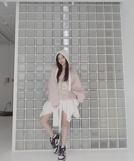 【Pink】♡22♡2Wayカラートップ / ♡22♡2Way Collar Top