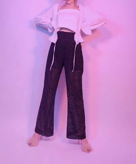 Leopard Sheer Pants レオパードシアーパンツ