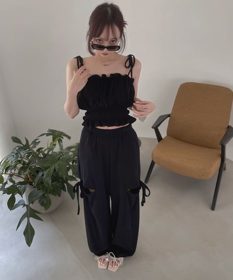 パイルフリルキャミソール / Pile Frill Camisole