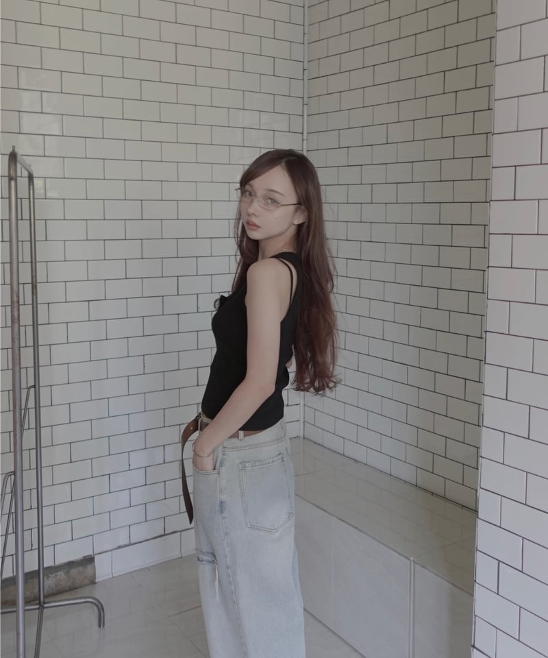 Basic Collection】フリルタンクトップ / Frill Tank Top |