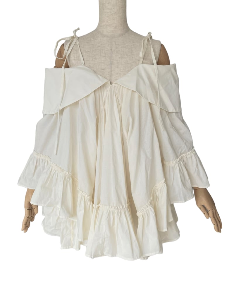 2wayチュニックワンピース / 2Way Collar Tunic One-Piece | 2wayチュニックワンピース / 2Way Collar Tunic One-Piece |