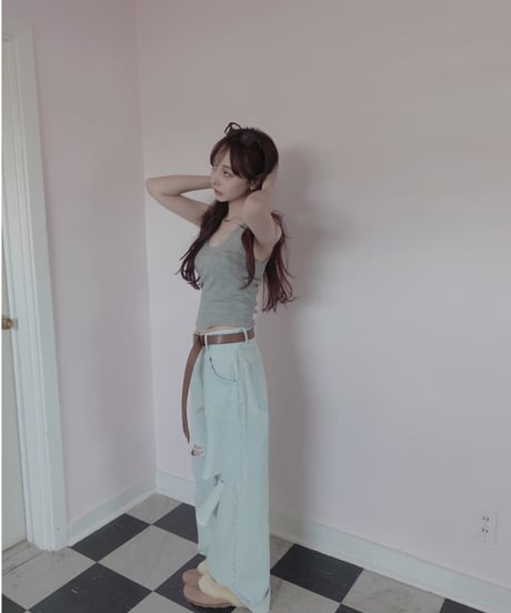 ［LightBlue］2wayデニム / 2way Denim