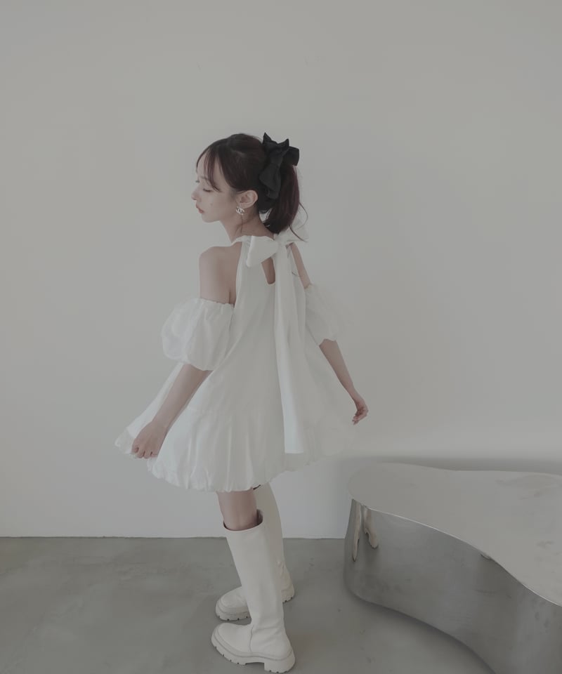 Milk】バルーンチュニックワンピース / Balloon Tunic One-Piece
