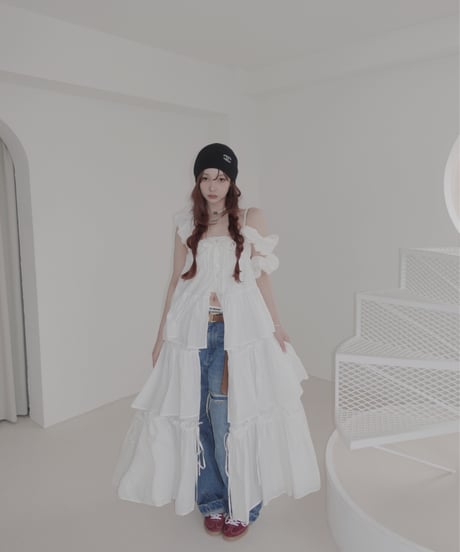 【Blue】バレルデニム / BarrelLeg Denim