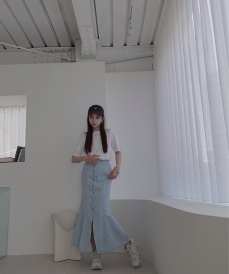 デニムフレアスカート /Denim Flare Skirt