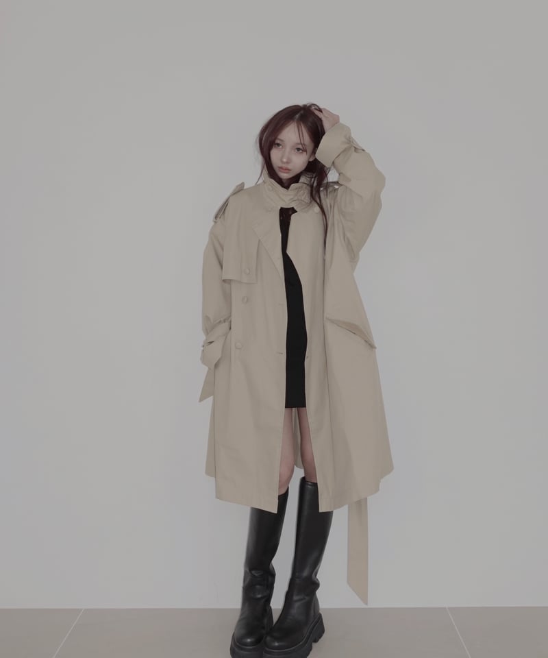 2Wayバルーントレンチコート / 2Way Balloon Trench Coat | FI