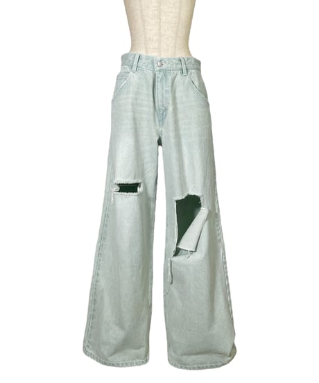 ［LightBlue］2wayデニム / 2way Denim
