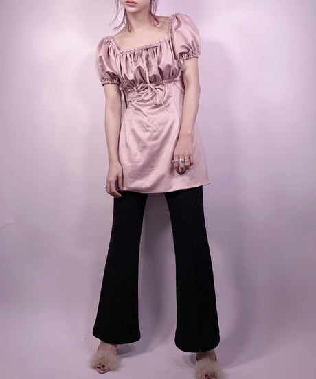 Emboss Tunic One-Piece　型押しチュニックワンピース