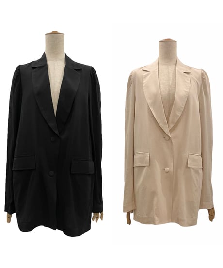 パフスリーブシアージャケット /Puff Sleeve Sheer Jacket