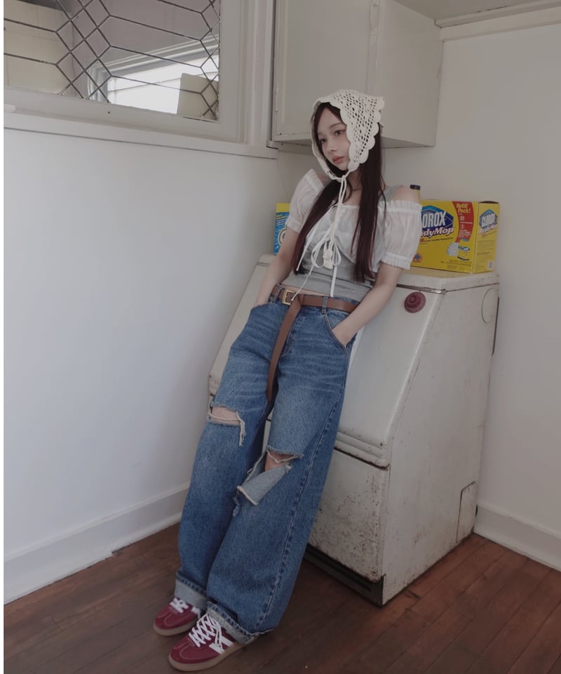 fiction tokyo シアーブラウス /Sheer Blouse 黒 シアーブラウス /Sheer Blouse | FICTION TOKYO OFFICIAL