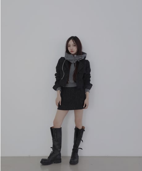 ［Black］ツイードジャケット/ Tweed Jacket