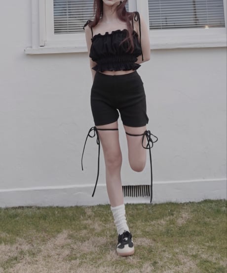 【Basic Collection】リボンショートパンツ /Ribbon Short Pants