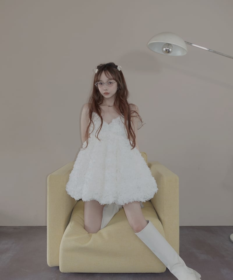 Milk】ブルームペタルチュニックドレス / Bloom Petal Tunic Dress