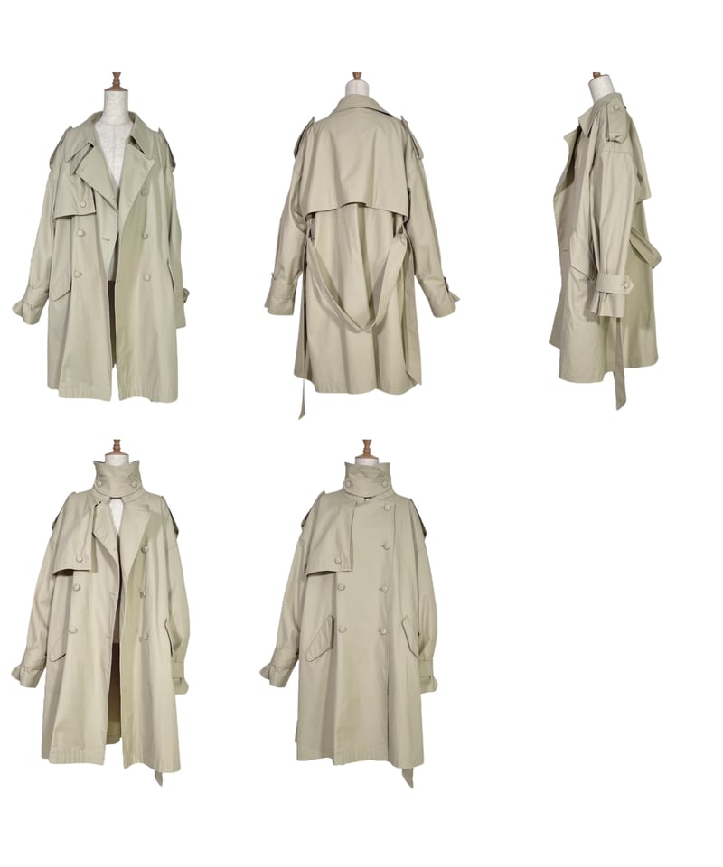 2Wayバルーントレンチコート / 2Way Balloon Trench Coat | FI