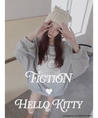 【Gray】♡ Croco Kitty ♡ ボリュームスリーブスウェットトップ / ♡Croco Kitty♡ Volume Sleeve Sweat Top