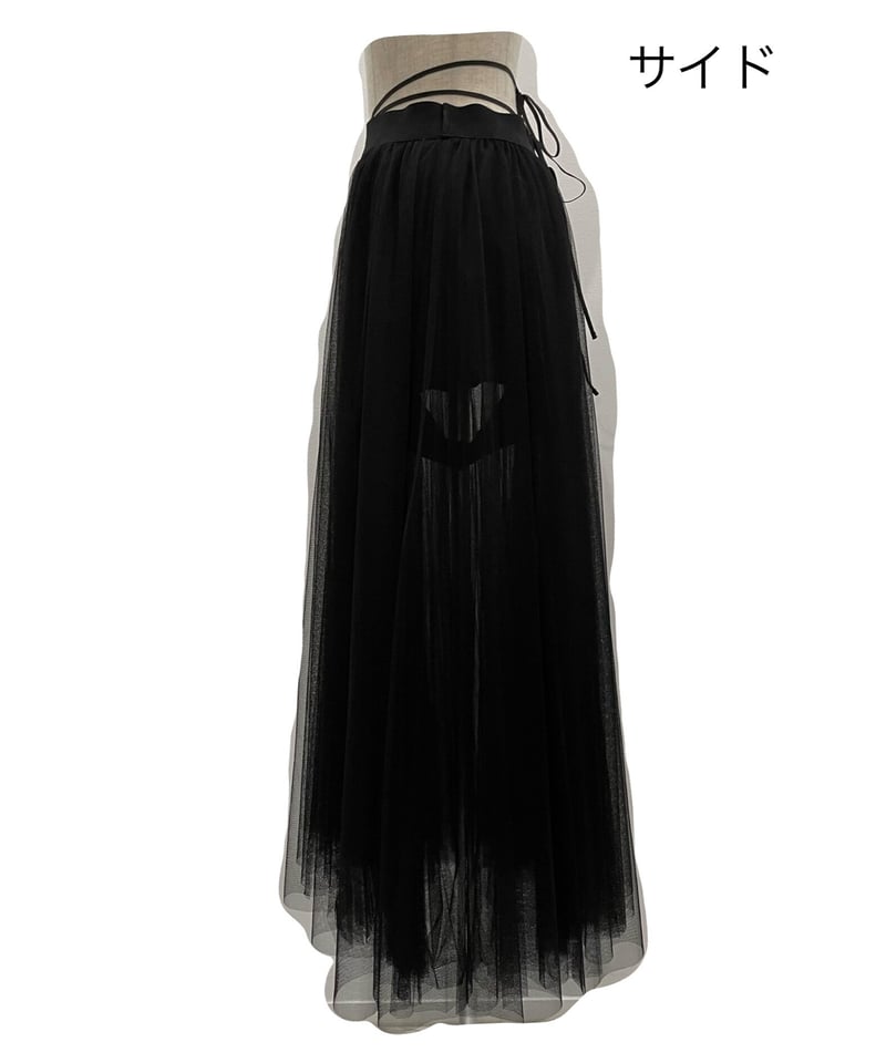 スリットチュールスカート Slit Tulle Skirt | FICTION TOKYO O