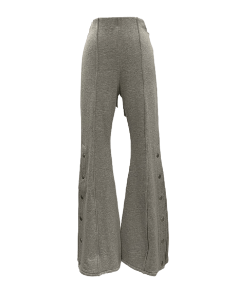 バックリボンサイドスリットフレアパンツ / Back Ribbon Side Slit Flare Pants
