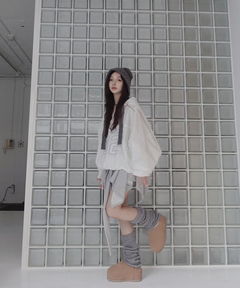 Sweat Gray】ランダムスカート / Random Skirt | FICTION T