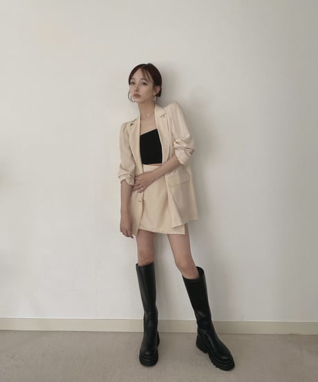 パフスリーブシアージャケット /Puff Sleeve Sheer Jacket