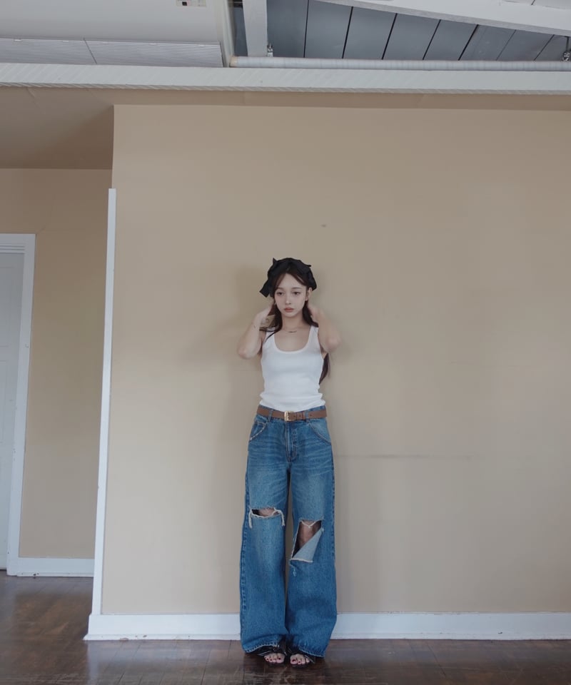 fiction tokyo ❤︎ 2wayデニム / 2way Denim Blue］2wayデニム / 2way Denim | FICTION TOKYO OFFI