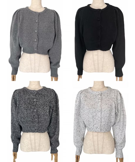 フロントクロスニットカーディガン / Front Cross Knit Cardigan