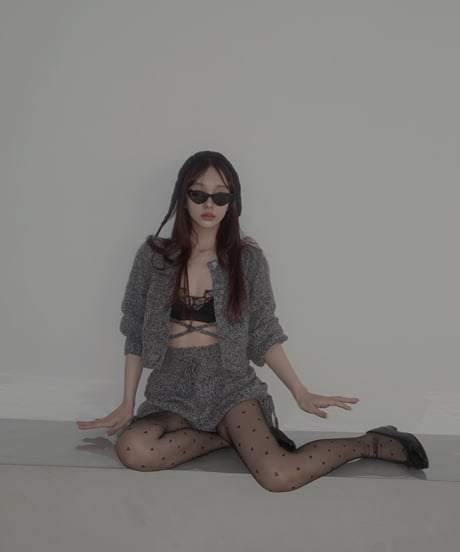 フロントクロスニットカーディガン / Front Cross Knit Cardigan