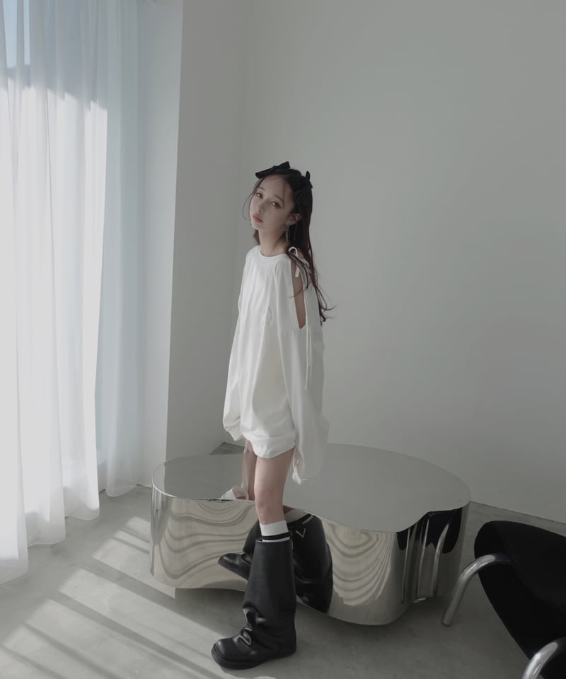 ビジューロングスリーブT / Bijou Long Sleeve T | FICTION TO ビジューロングスリーブT / Bijou Long Sleeve T | FICTION TO