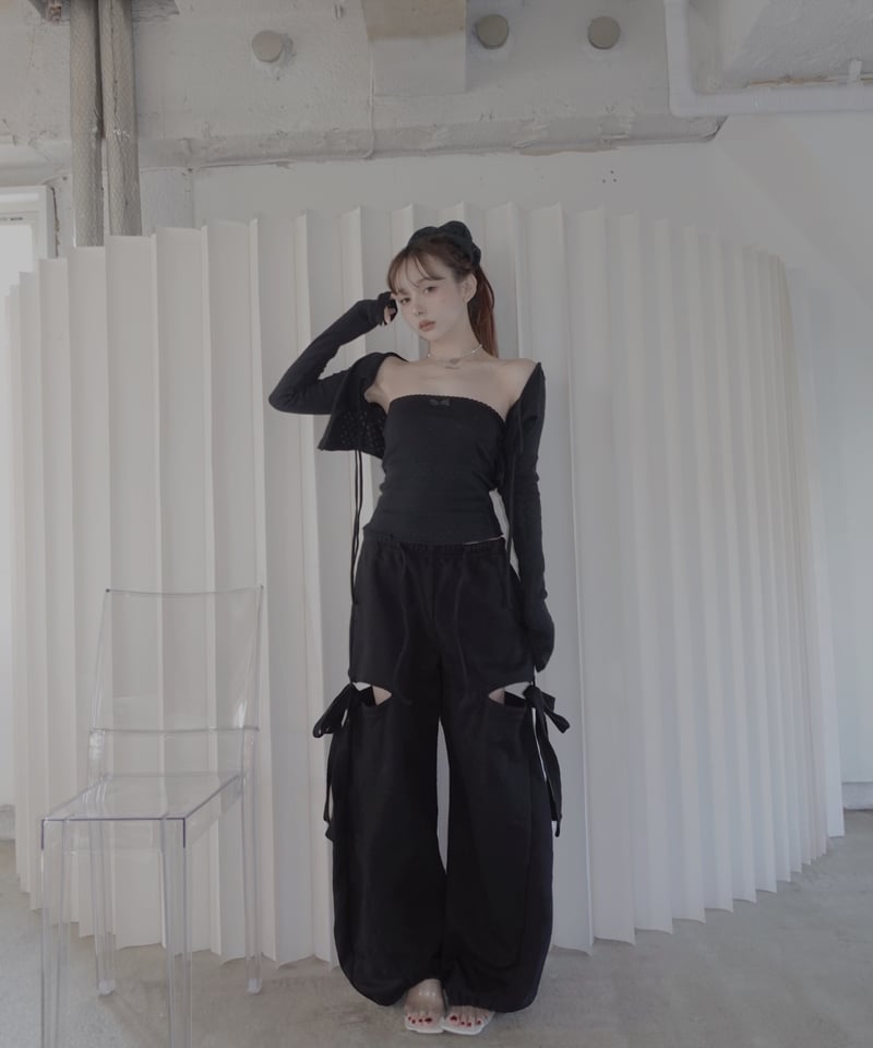 リボンカーディガン/Ribbon Cardigan | FICTION TOKYO OFFIC