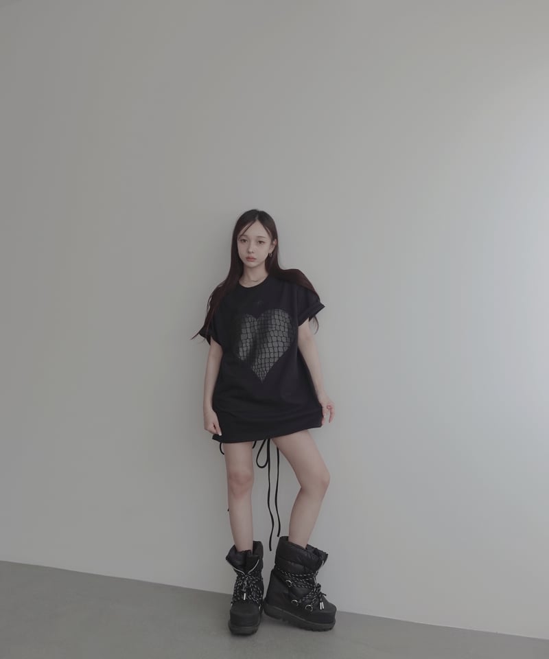 クロコハートTシャツ / Croco Heart Tシャツ | FICTION TOKYO O