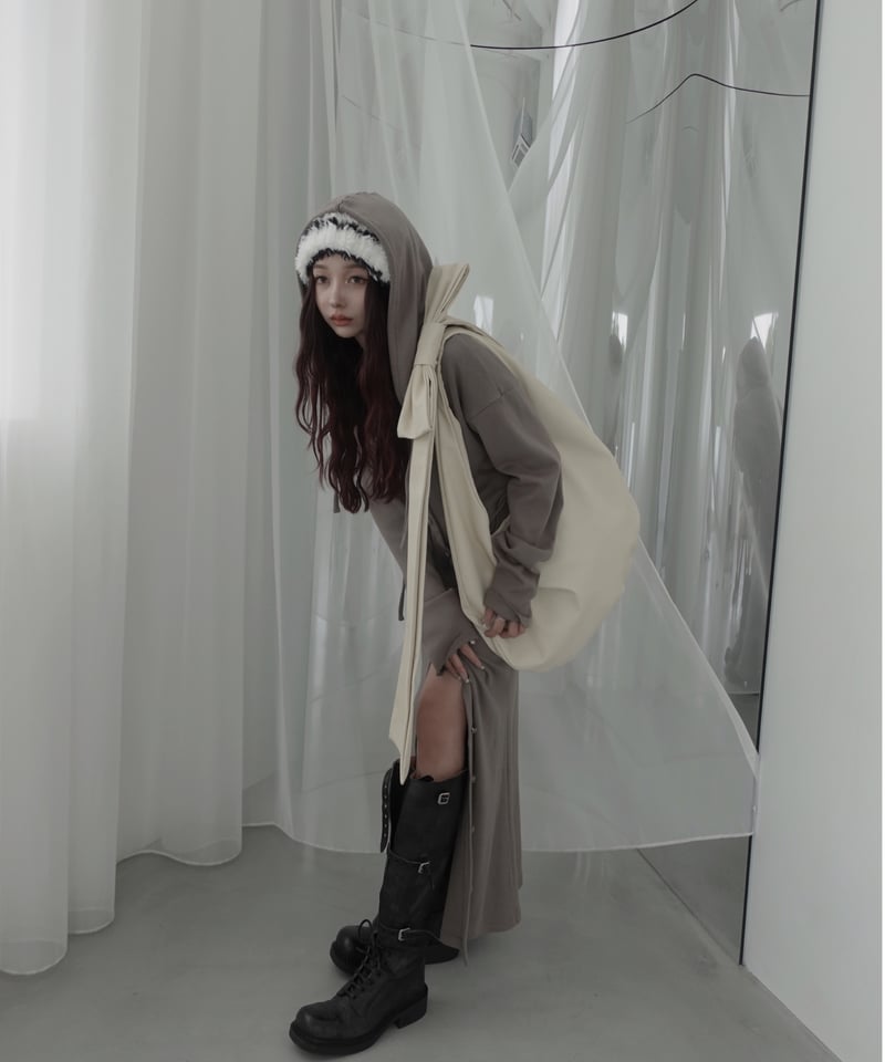 ワンショルダーリボンバッグ /One Shoulder Ribbon Bag | FICTIO ワンショルダーリボンバッグ /One Shoulder Ribbon Bag | FICTIO