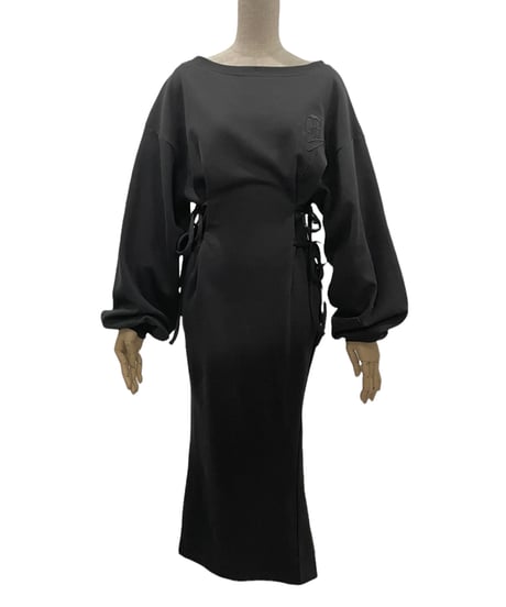 バックスリットロンTワンピ /Back Slit Long Sleeve T One-Piece