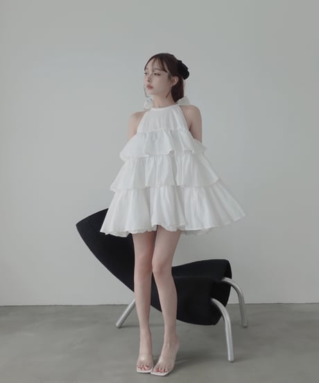 【Milk】ティアードバルーンチュニックワンピース / Tiered Balloon Tunic One-Piece
