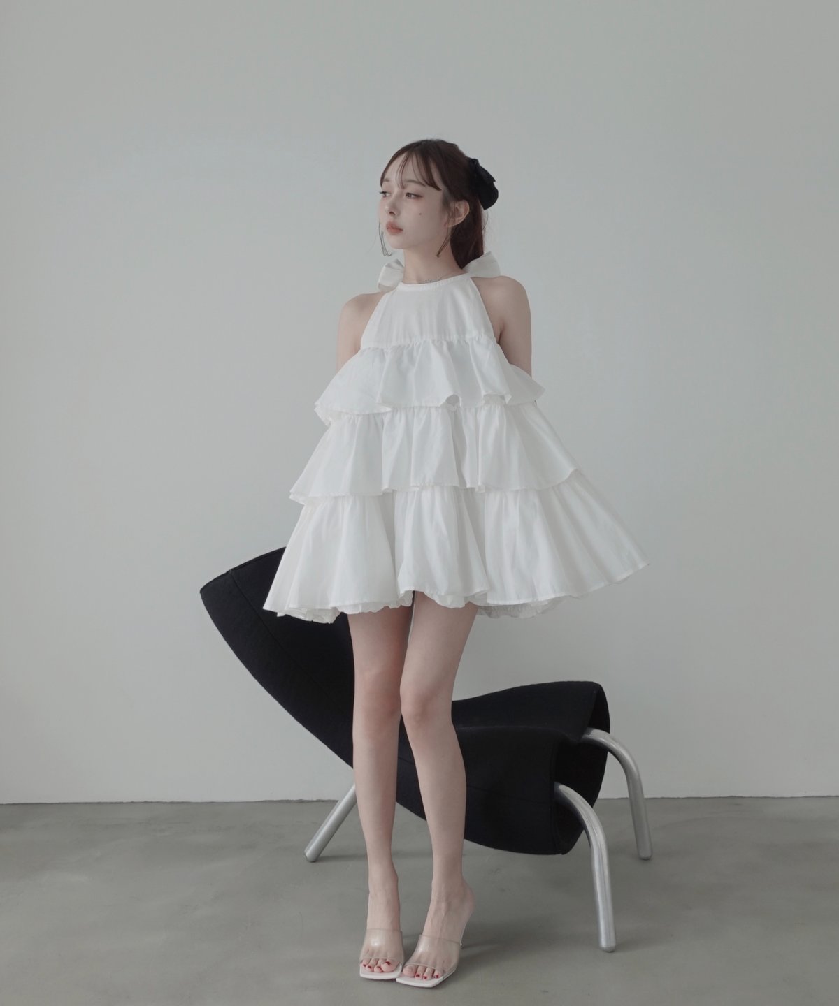 Milk】ティアードバルーンチュニックワンピース / Tiered Balloon Tuni