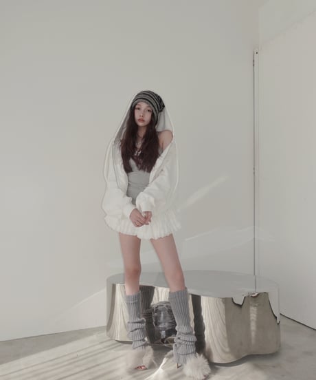 【Milk】ハートジップアップフーディー /Heart Zip-up Hoodie