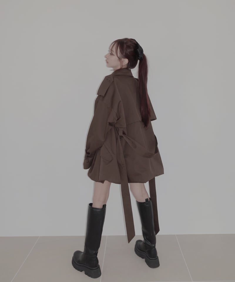 2Wayバルーントレンチコート / 2Way Balloon Trench Coat | FI