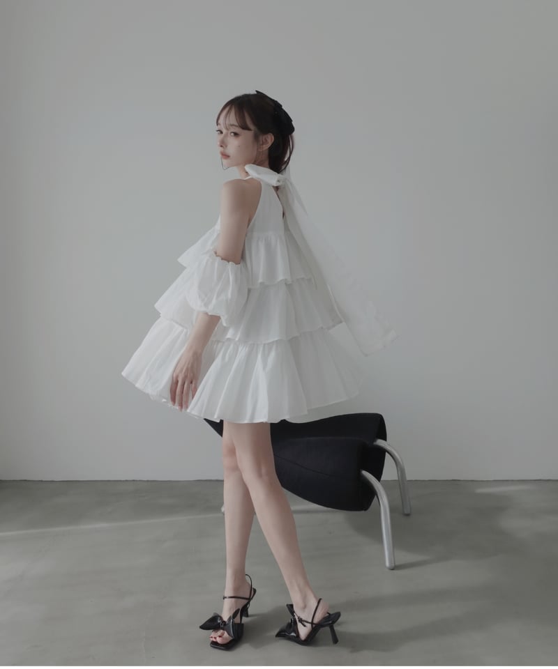 Milk】ティアードバルーンチュニックワンピース / Tiered Balloon Tuni