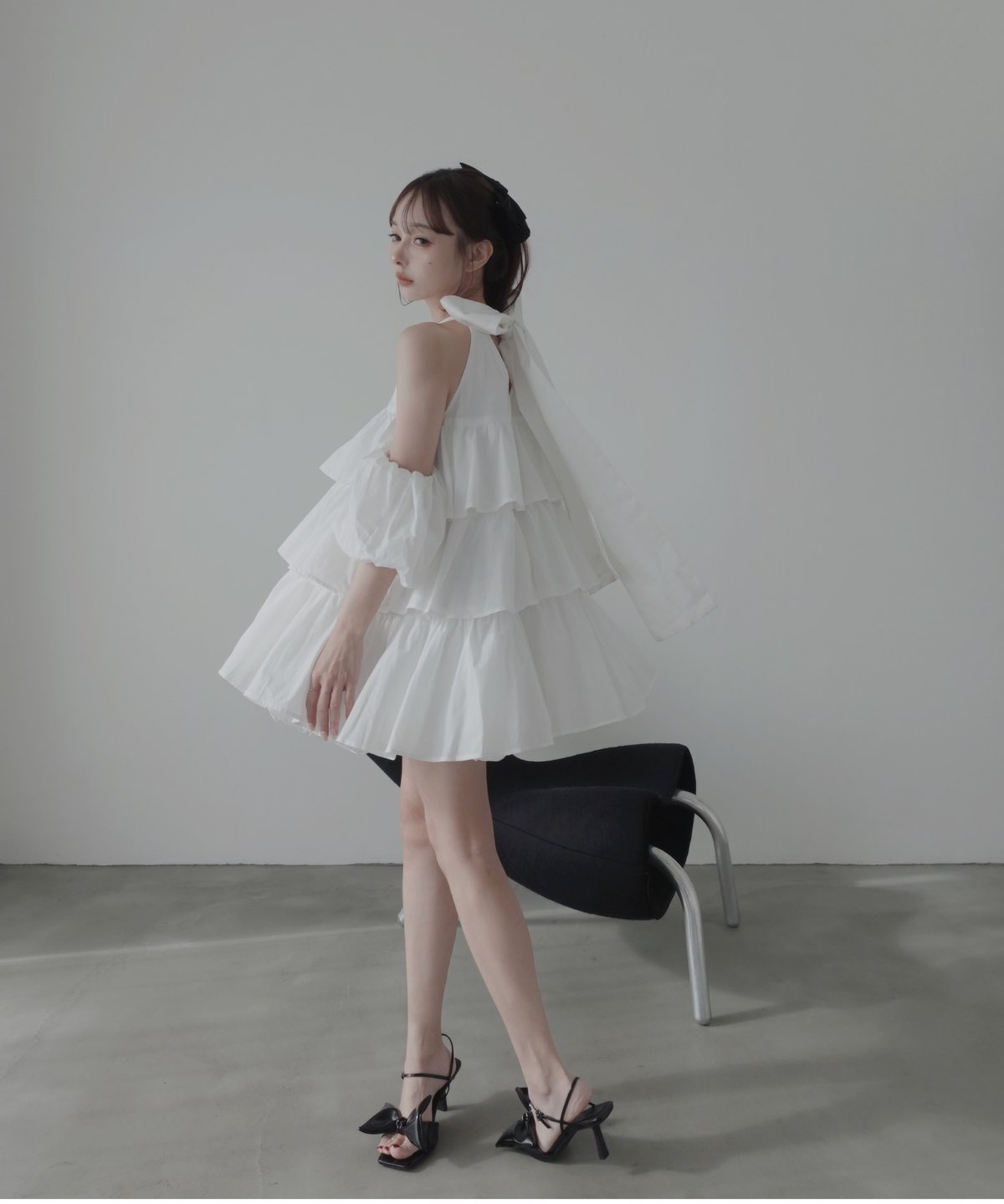Milk】ティアードバルーンチュニックワンピース / Tiered Balloon Tuni