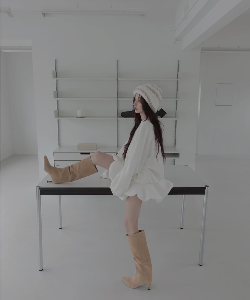 フリー【新品インポートセレクト】3D立体エスカルゴ仕様ボンディングスカート ボンディングスカート /Bonding Skirt | FICTION TOKYO OFFIC