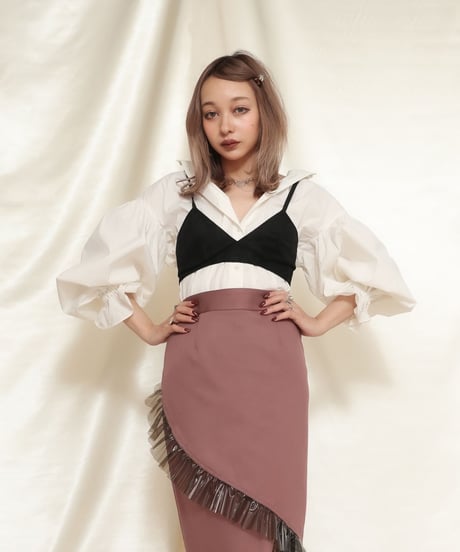 Fake Suede Bra top　スウェードブラトップ