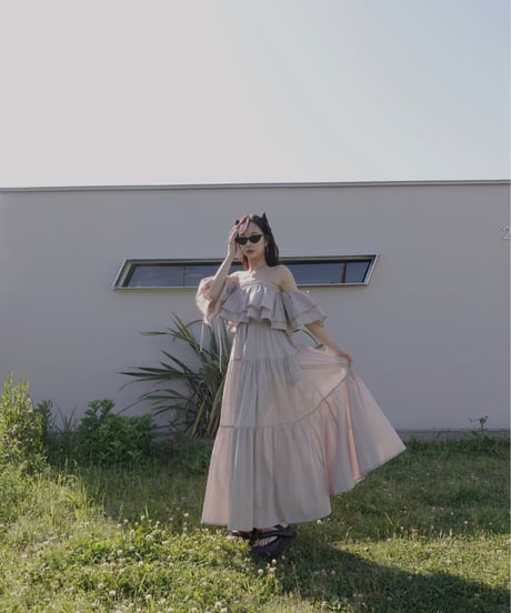 3wayスリーブボリュームフリルトップ / 3Way Sleeve Volume Frills Top