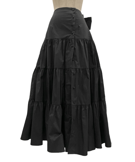 バックリボンティアードスカート /Back Ribbo Tiered Skirt