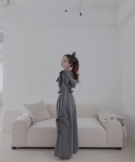 2wayサイドカットタックパンツ（＋リボンシュシュ）/2way Side Cut Pants（＋Ribbon Chouchou）
