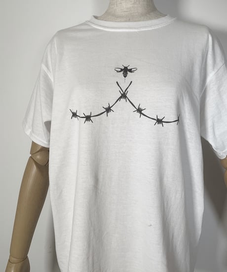 "Wire" T ワイヤープリントTシャツ