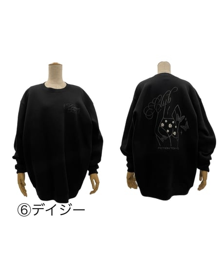 【ブラック】リプリントスウェット /Reprint Sweat